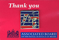 ABRSM enamel badge